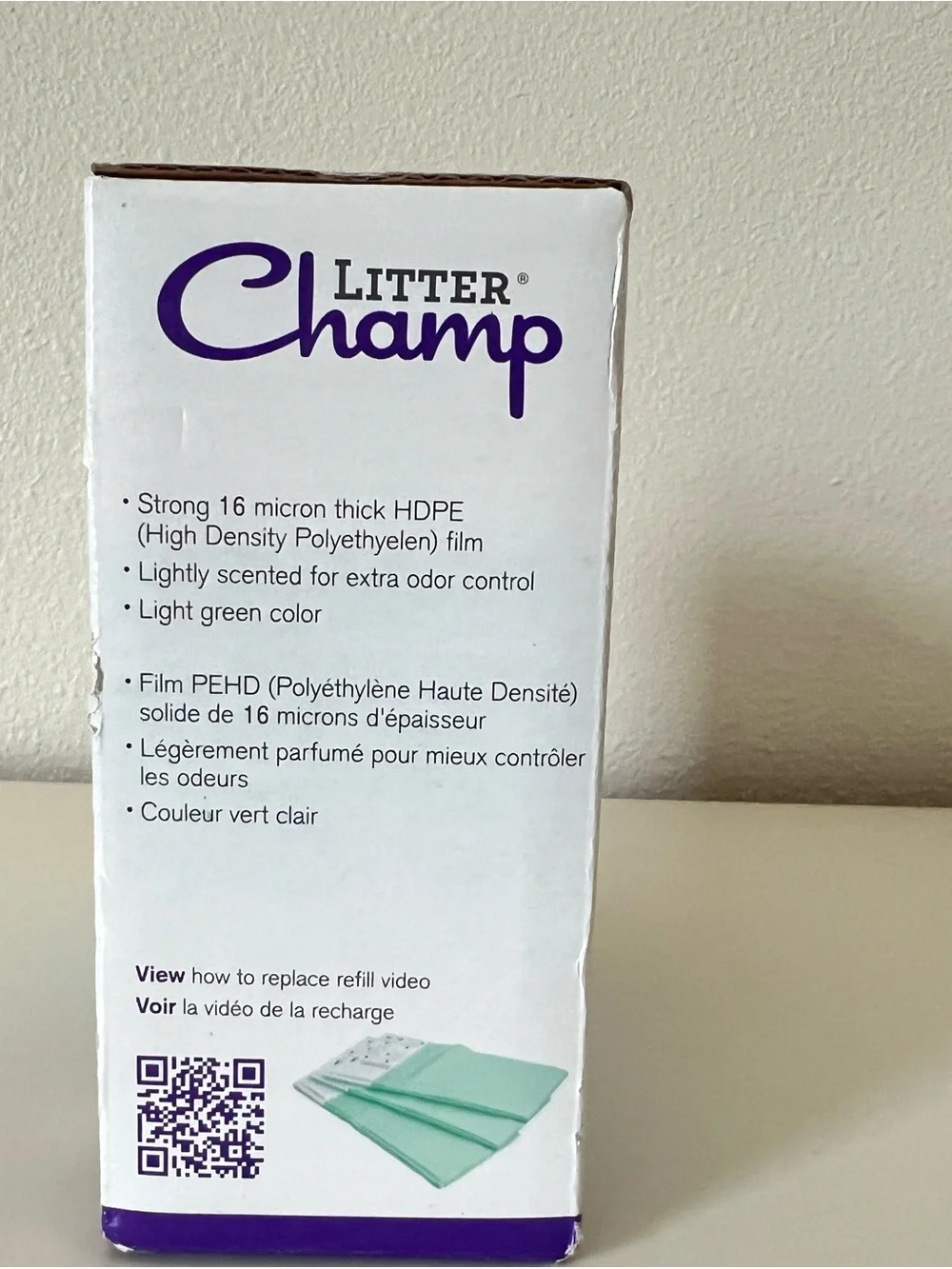 Litter Champ Refill 21’ Cat Waste Container Liner 3 Pack Odor Free Brand New